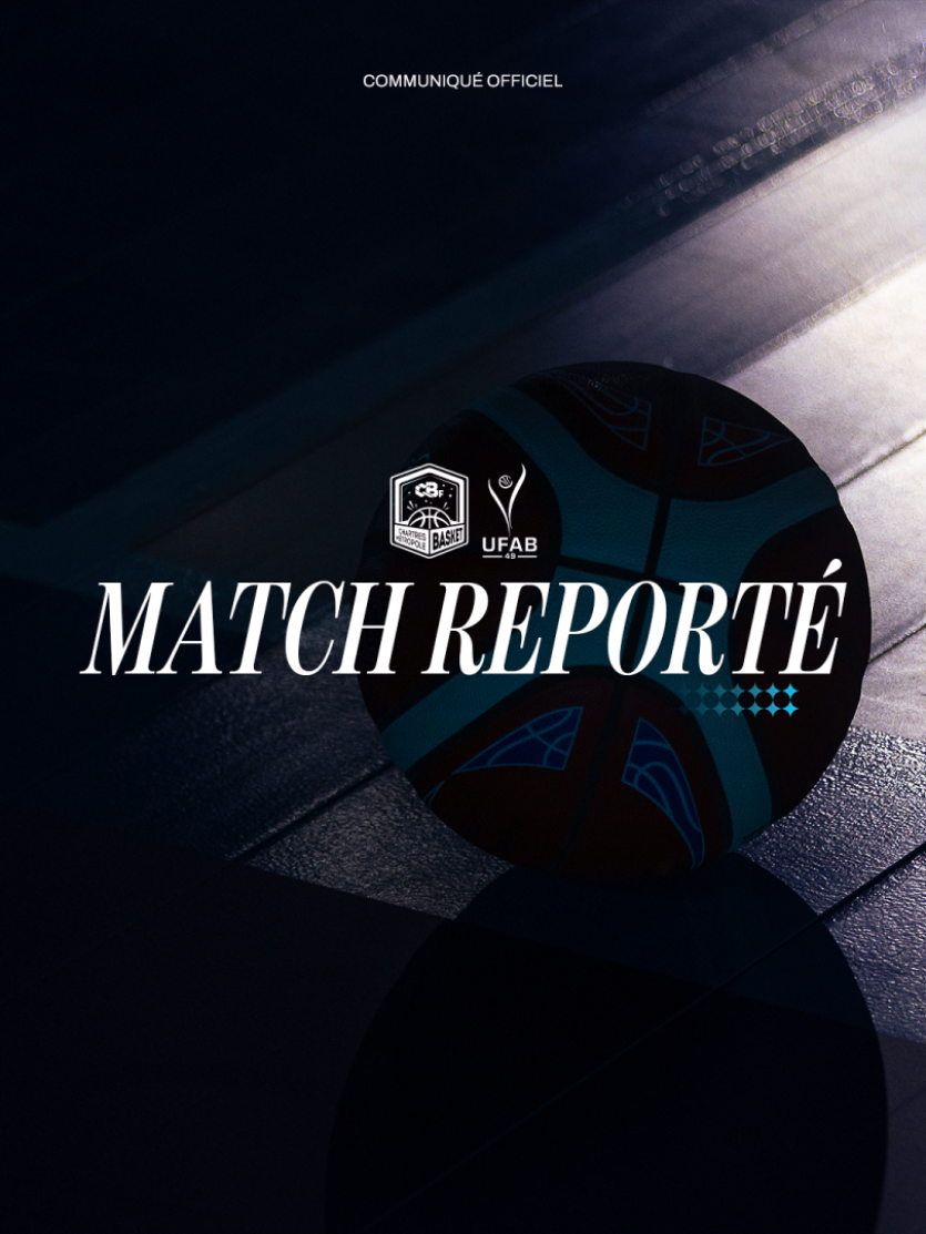 Communiqué officiel : report du match face à Angers